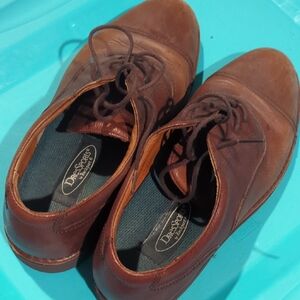 Rockport Men's Dark Brown Leather Derbys